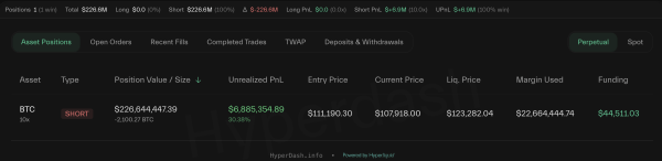 Кит, который точно предсказал октябрьский обвал, теперь ставит на очередное падение биткоина