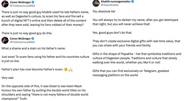 NFT-скандал: Макгрегор атаковал Хабиба, но интернет вспомнил его мемкоин