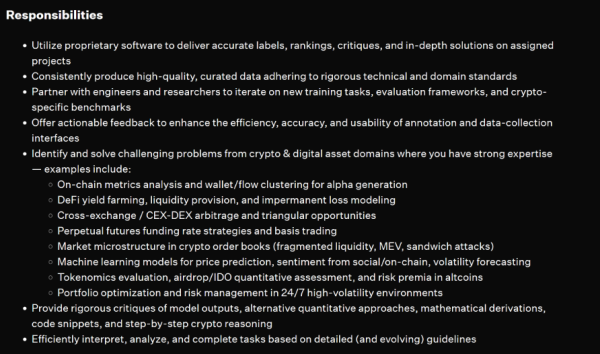 
                    Компания xAI Илона Маска ищет криптоэксперта для обучения ИИ анализу рынка                