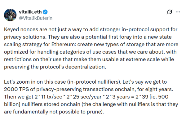 Виталик Бутерин представил план по реструктуризации хранилища сети Ethereum